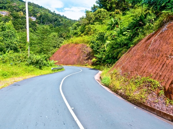 Road in Dominica