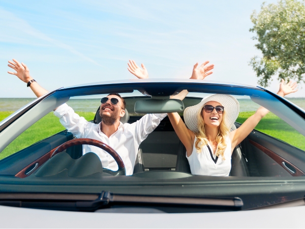 Couple on a Road Trip