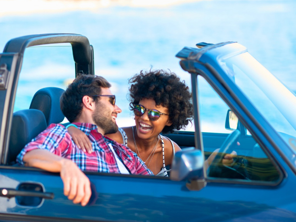 Couple on a Road Trip